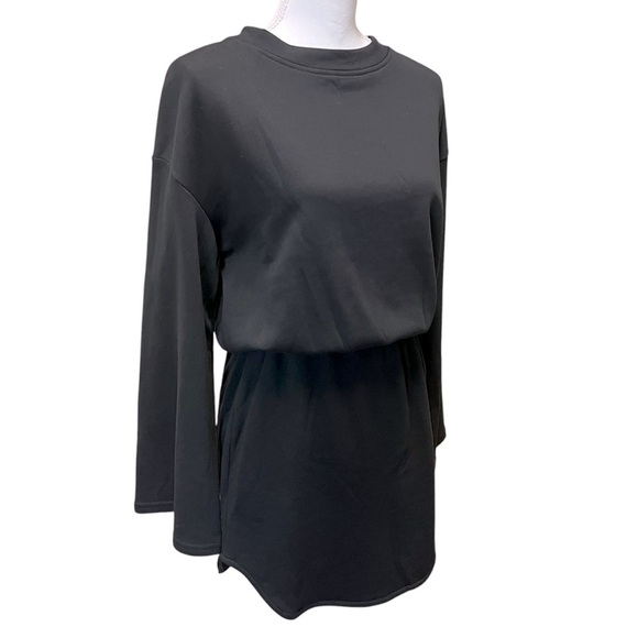Buddy Love Willa Sweatshirt Dress Bell Sleeves Black Women’s Size Small NWT - Picture 6 of 12